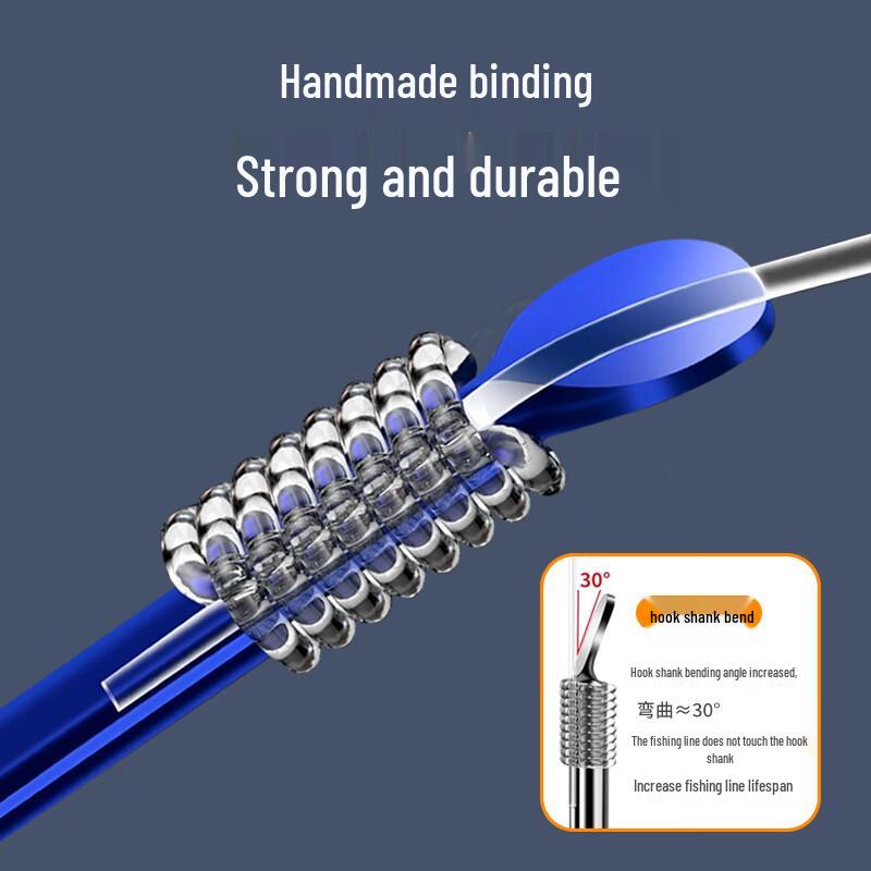 Grsaed Pre-tied Double Hook Leader Rigs