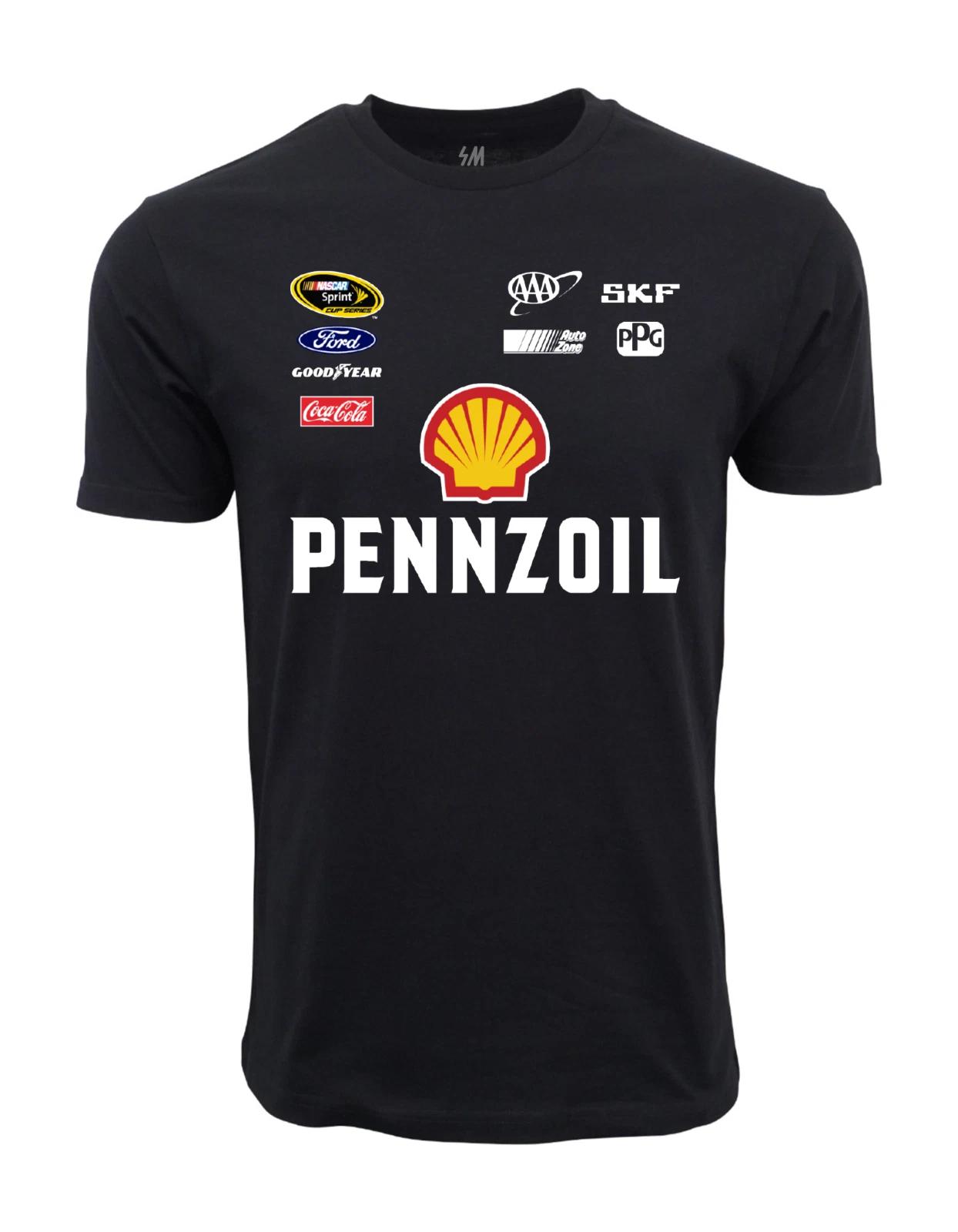 Unisex Adult Casual Graphic Pennzoil Formula Racing Graphic T shirt... S