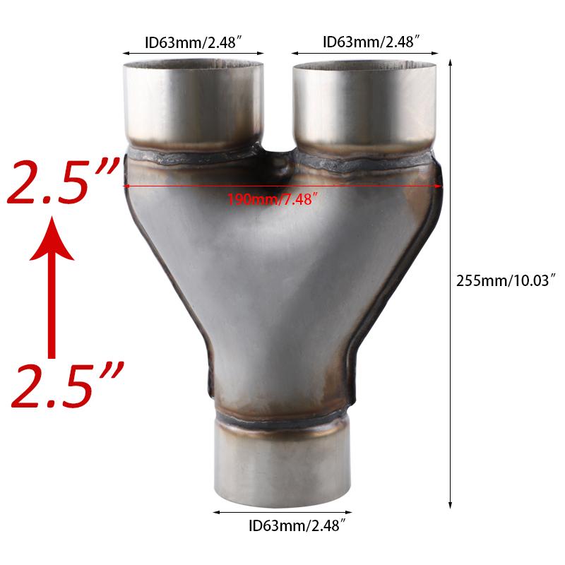 Dual Exhaust Tips Universal Car Exhuast