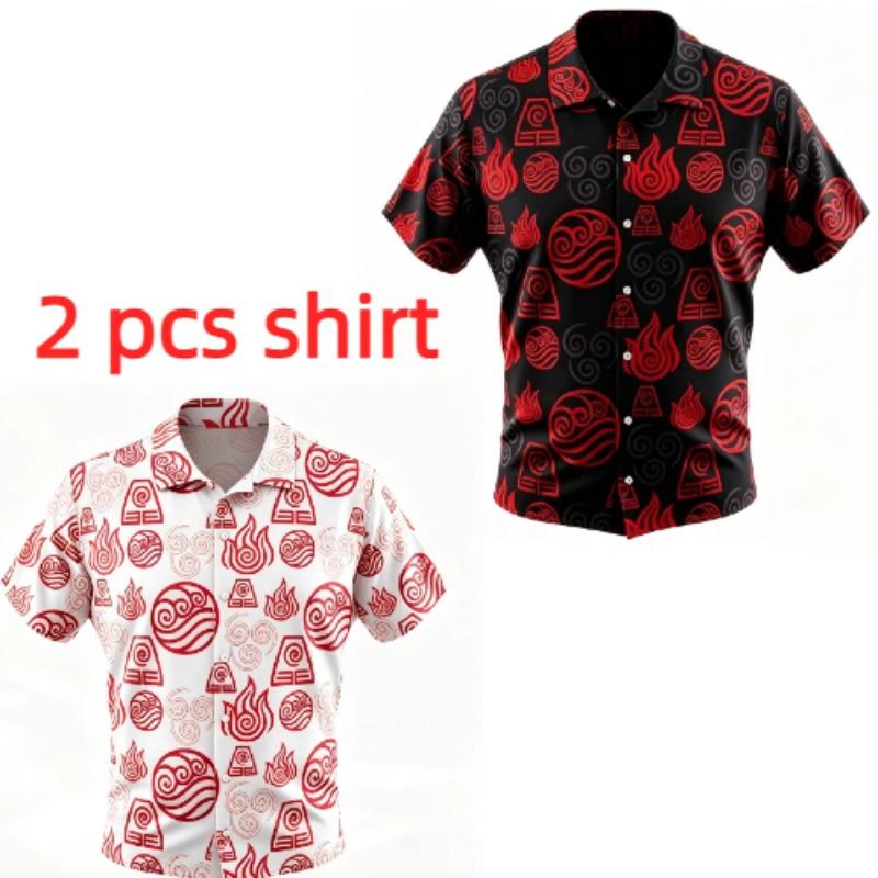 Mysterious Ancient Symbols Pattern Printing Shirt Hawaiian Beach Vacation Clothing Men's Street Style Shirt Daily Men's and Women's Shirt