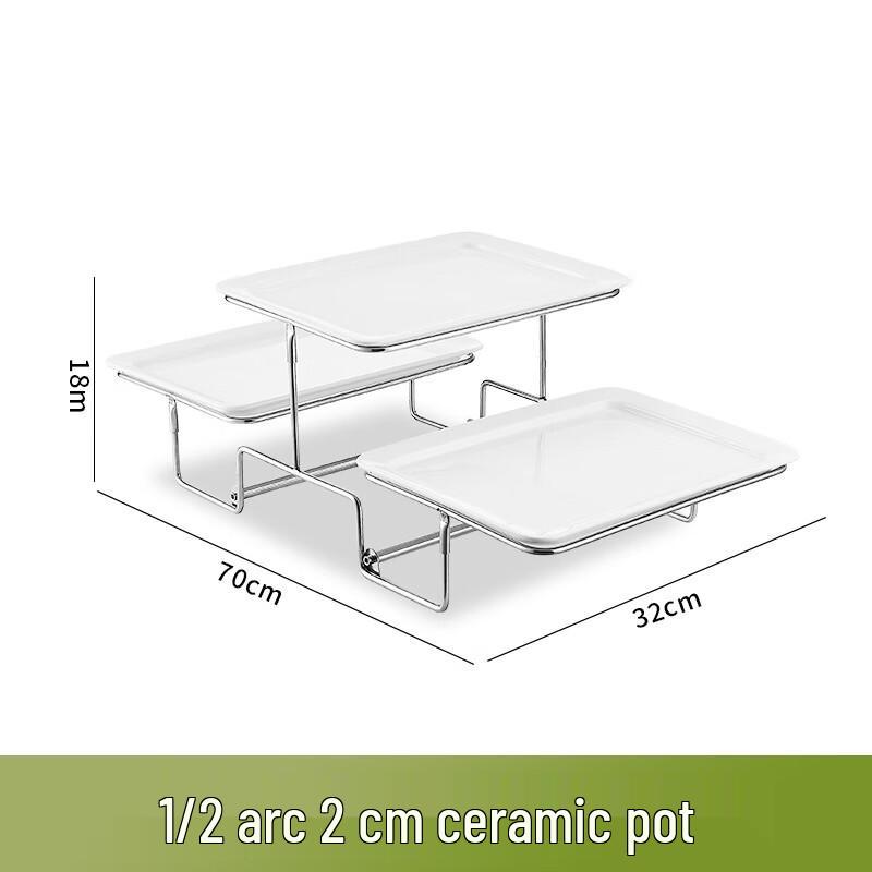Yunrui Ceramic Buffet Food Display Rack