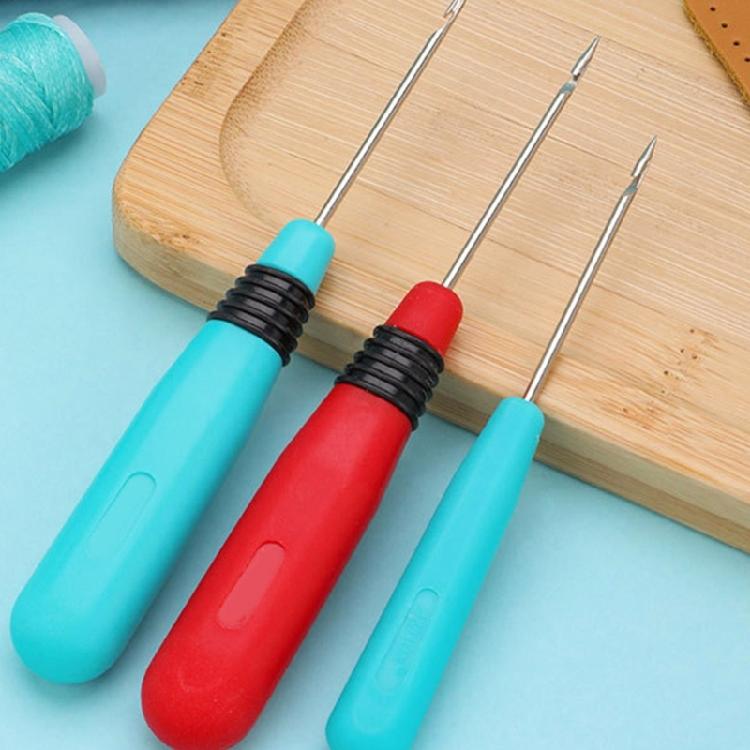 4 Pcs Stitcher Sewing Awl Leather Tool Cone Needle Shoe Repair Needle Tool Handmade Leather Tool
