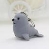 Cute Sea Lion Shape Vocal Key Ring Luminous Key Chain LED Light