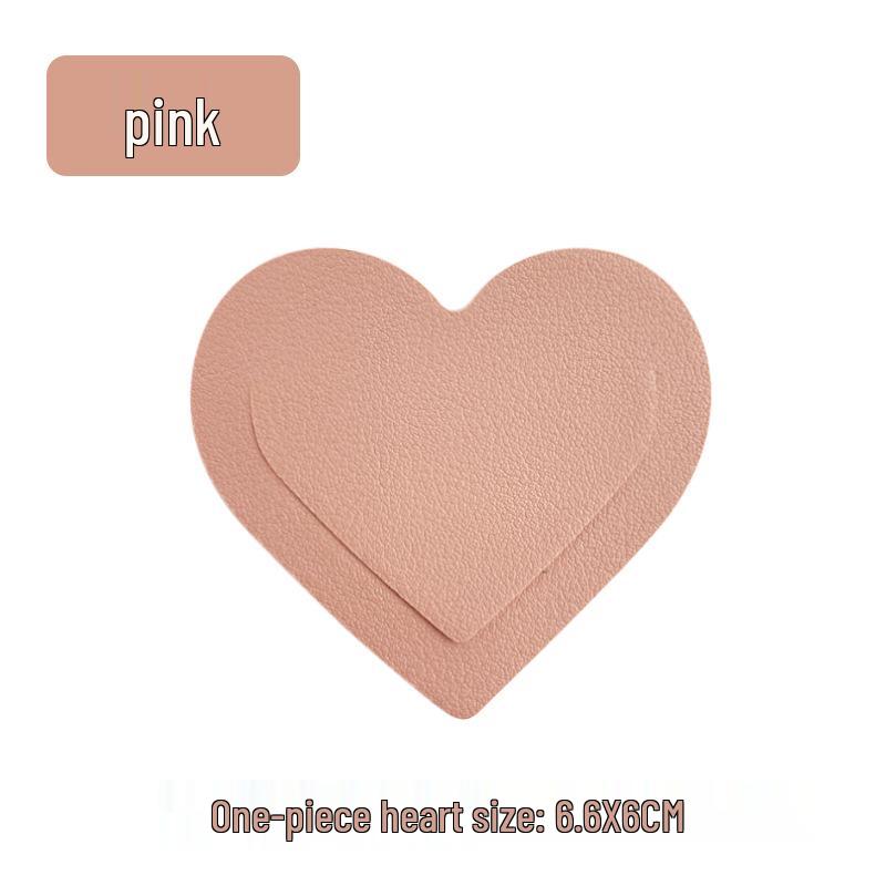 Customizable Heart-Shaped Leather Bookmark with PU Leather and Logo Personalization
