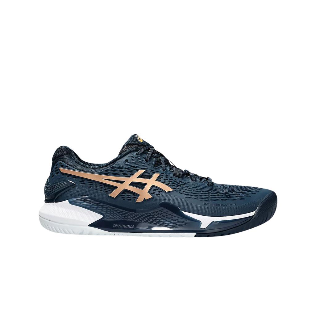 Asics Gel-Auflösung 9 Französisch Blau Reines Gold