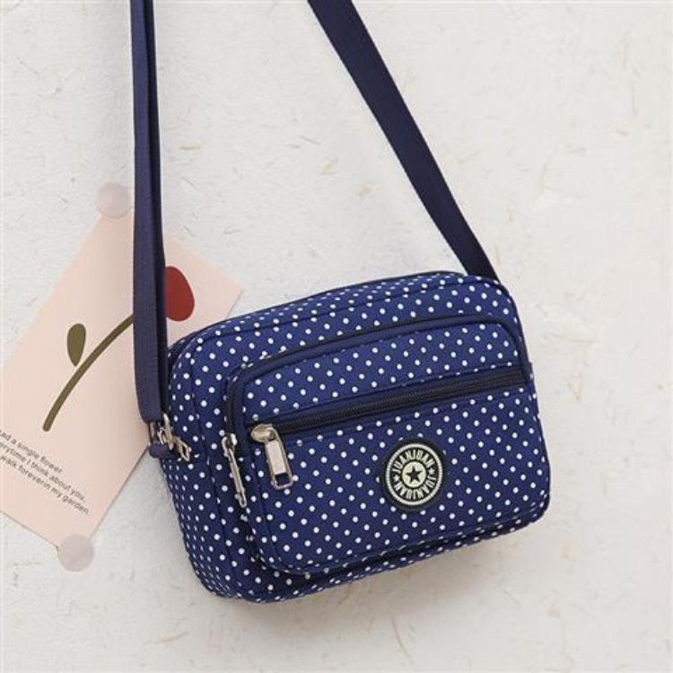Female Crossbody Bag Canvas Bag Mom Bag Middle-aged Mother-in-law Bag Nylon Elderly Grandmother Cloth Bag