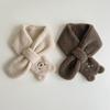 Cute Plush Baby Gloves Bear Embroidered Toddler Mittens Winter Thick Warm Cashmere Kids Full Finger Gloves