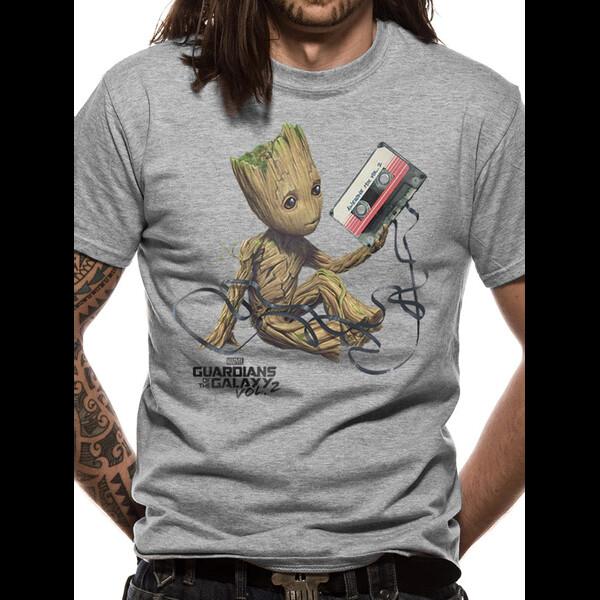 T-shirt Guardians Of The Galaxy Vol 2 Grey XXL