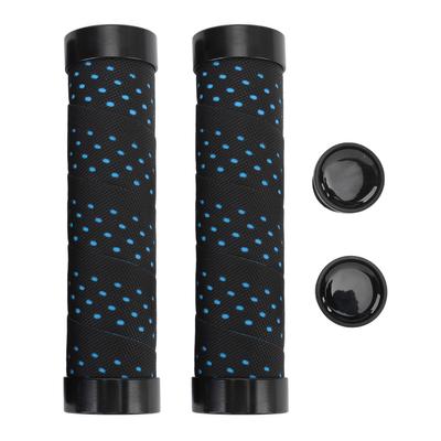 2 Set Cycle Handlebar Grip Set Anti Slip Dual Locking PU Comfortable Cycle Handle Grip Set 22.2mm