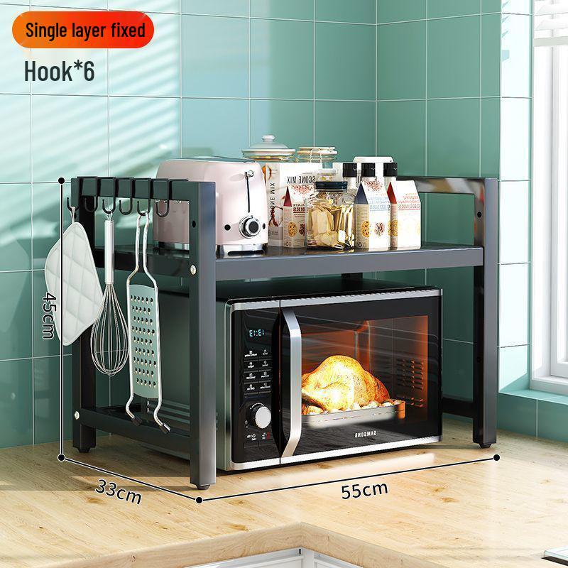 

DANLE Carbon Steel Kitchen Countertop Storage Rack