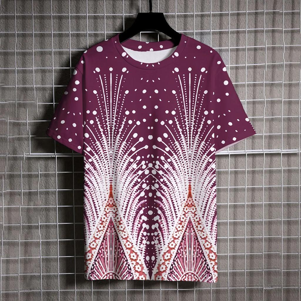 Men's Casual Tops Fashionable Harajuku Style Print Loose and Versatile Men's Short Sleeve Tee Oversized T-shirt Graphic T Shirts