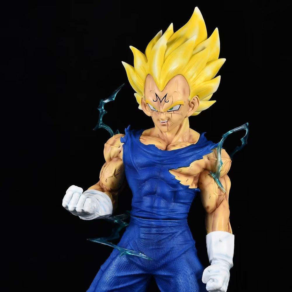 Anime Dragon Ball Z Gk Figure Majin Vegeta Standing Figurine Pvc Action Statue Collection Model Toys Children Birthday Gifts