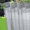 Curtain Panels Elegant Eyelet Grommet Porch Drape Corridor Privacy Voile Sun Room Proof