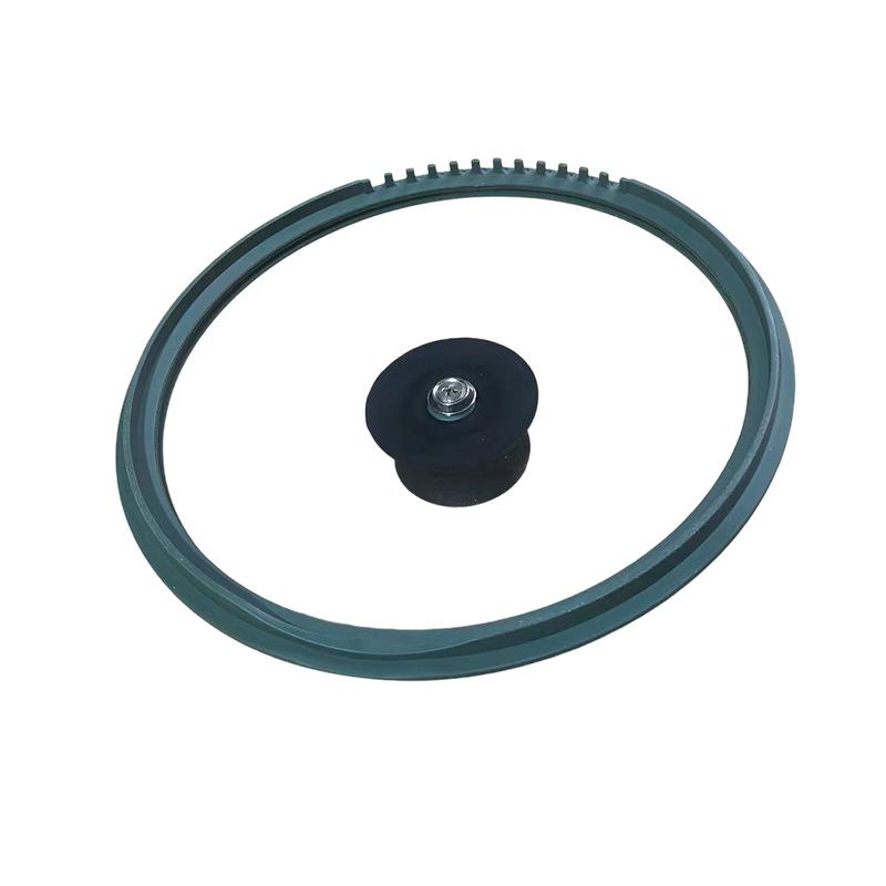 מכסה בישול מזכוכית שקופה עם ידית סיליקון למניעת כוויות, עמיד בחום ובנפילות, למחבתות.