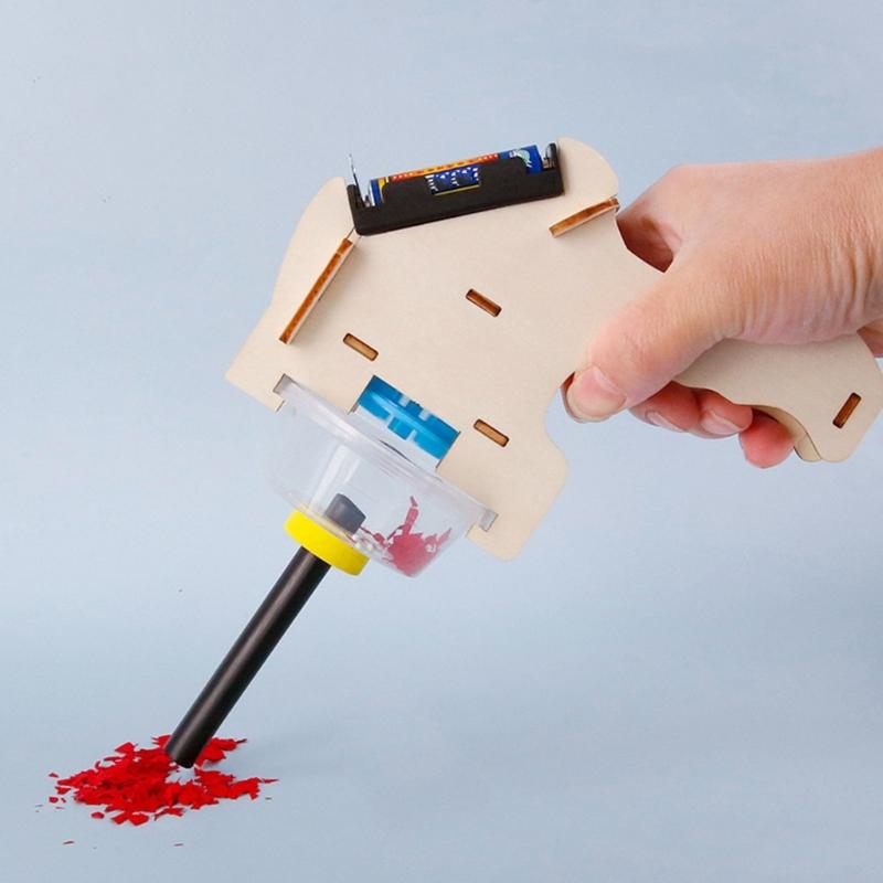 Wooden Vacuum Cleaner Model Kids Educational Toy Physics Experiment For Children Student Learn Engineering Principles