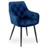 Fluwelen Stoel Nevada Velvet Marineblauw