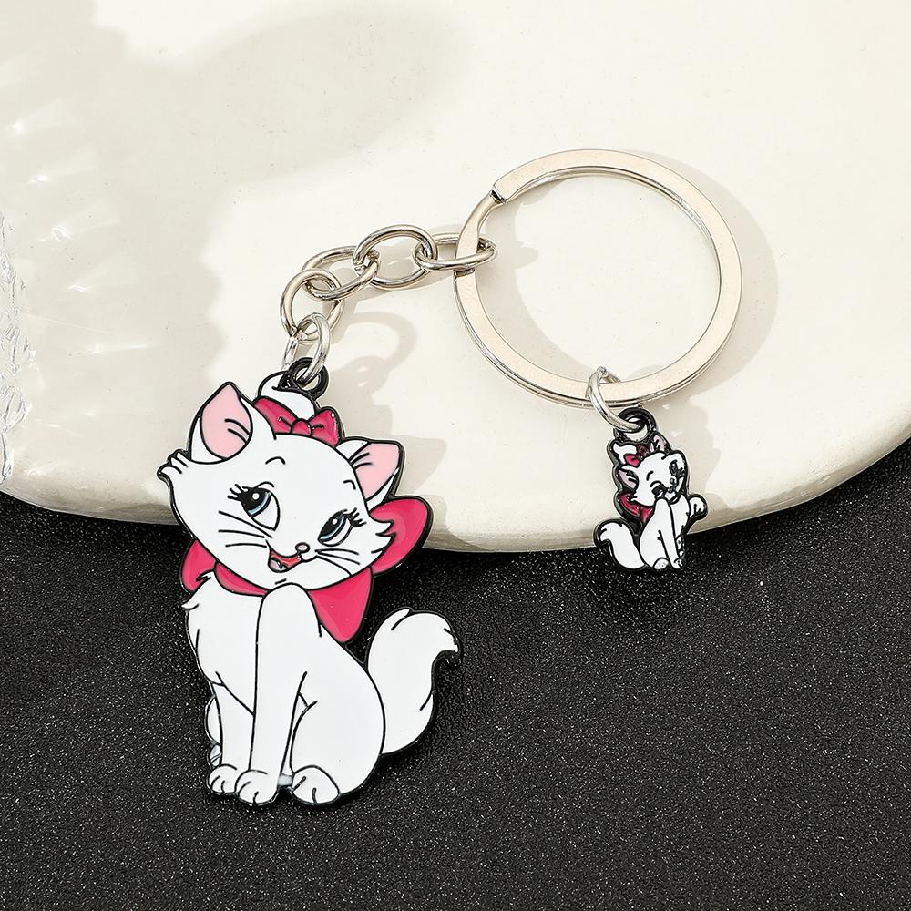 

-Marie Cat Keychain, Cute Anime Figure, Kawaii Schoolbag Pendant, Toy Gift for Friends