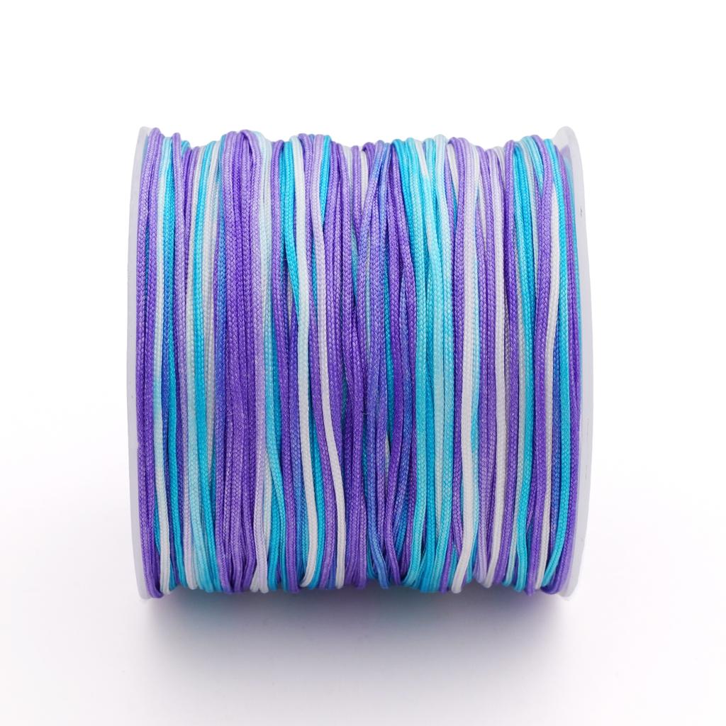 5-50m/lot 0.8mm Cotton Cord Nylon Cord Thread String DIY Beading Braided Bracelet Jewelry Making