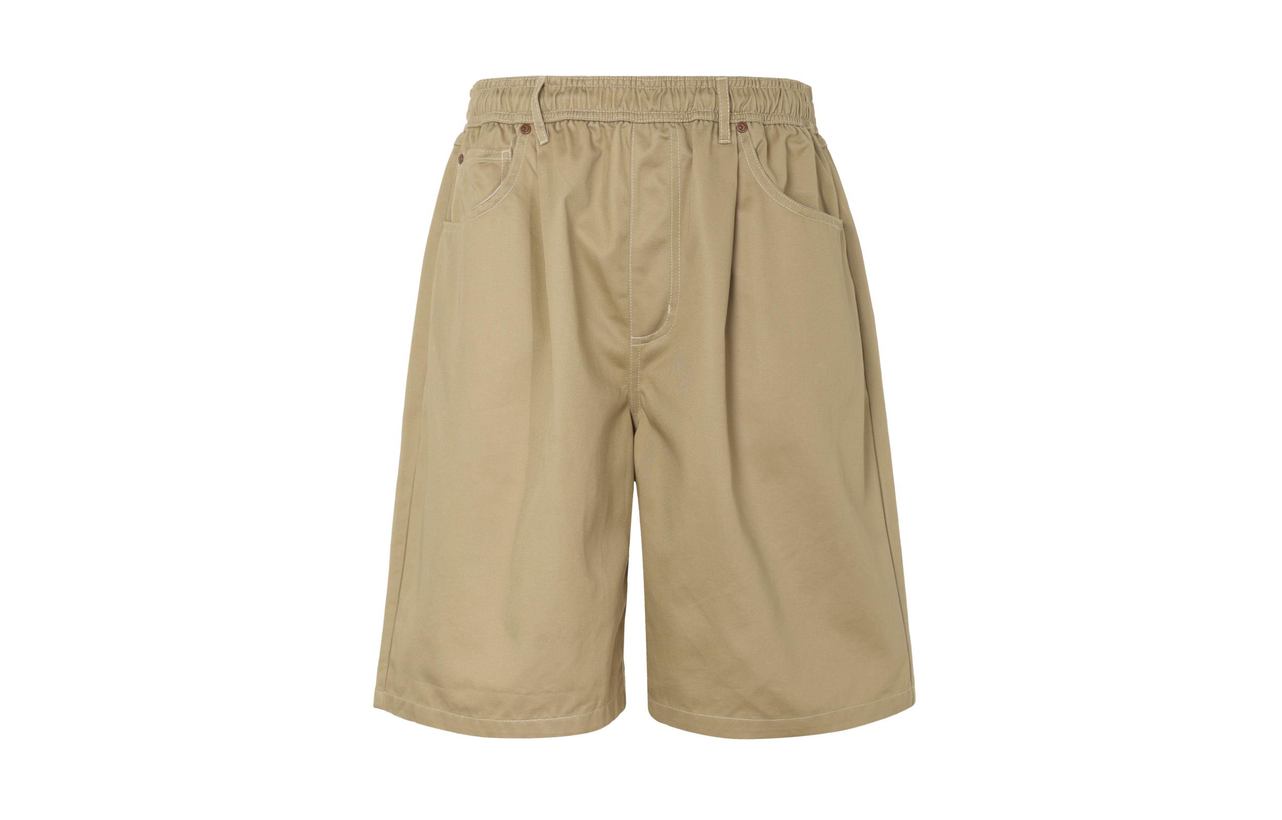 Converse Casual Shorts Men s Khaki Moderate 10025023-A02 XL