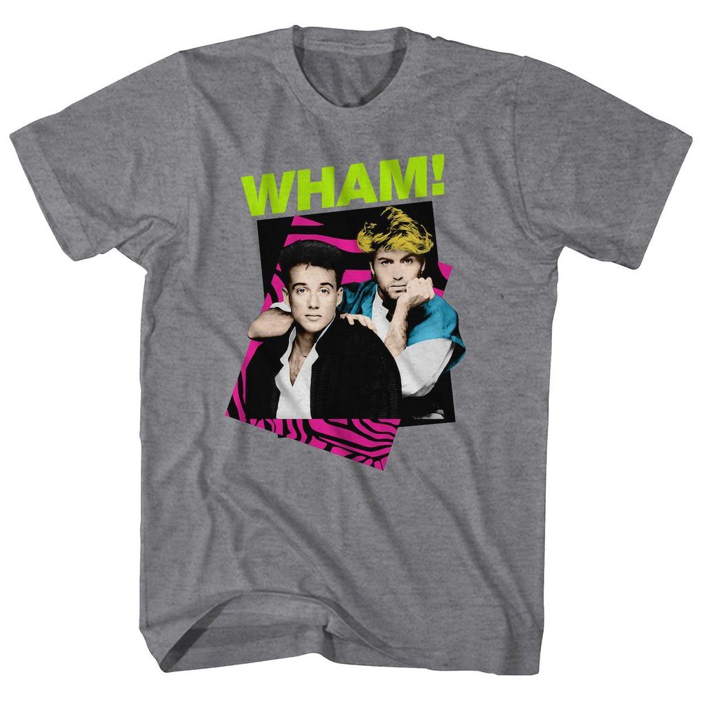 Wham Mighty Band George Michael Rock Retro Casual TShirt Mens and Womens Luxury Brand Top 2026 New Band