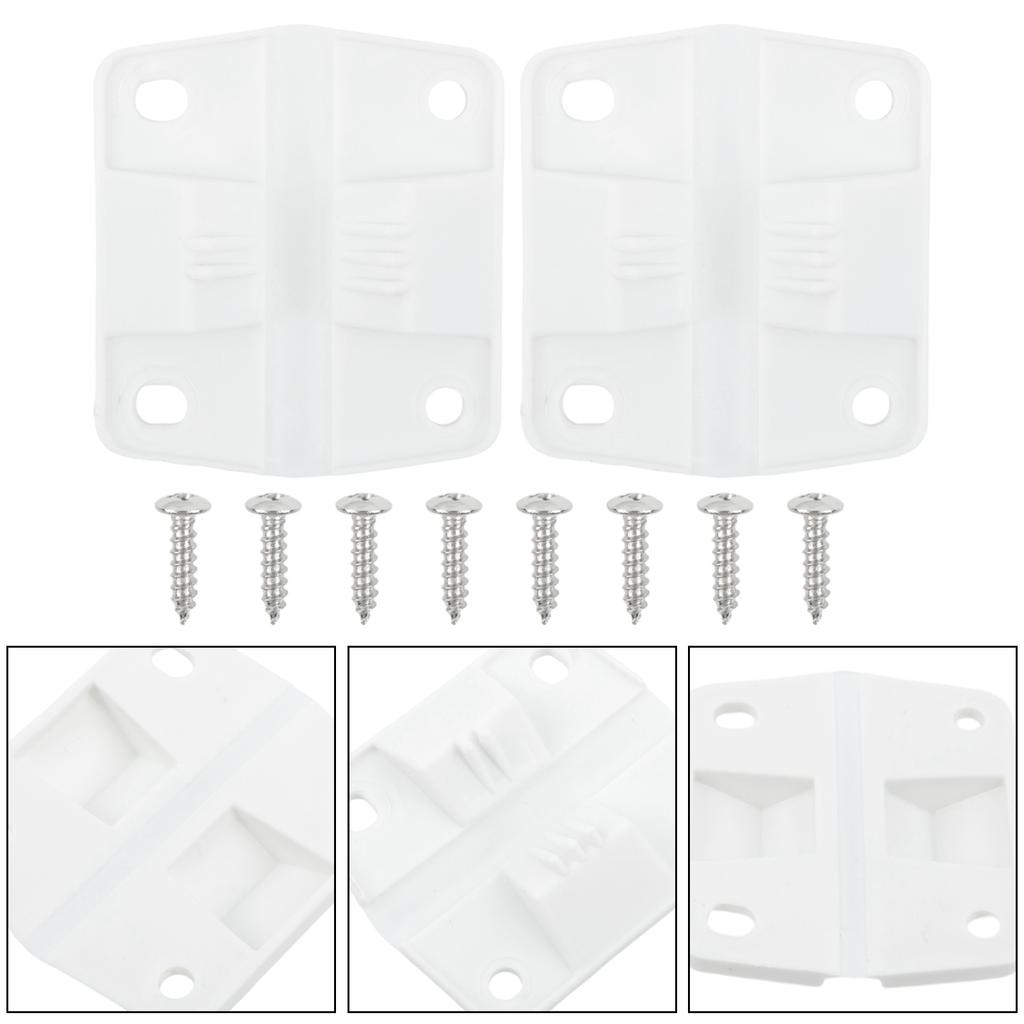 2pcs Cooler Hinge Kit For For Coleman Cooler 5254D 5255D 5227B 5240 5241 Plastic Hinges Set Furniture Hardware Parts