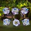 Colorful Butterfly Solar Hanging Light Solar-Powered LED Hanging Light  Night Lighting