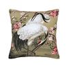 Chinese Style Crane Pillow Case  Print Pillow Cover Funny Pillowcases For Sofa Car Home Decor