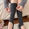 Winter and Autumn Thick-footed Socks, Ankle Socks, Stocking Sets, Women's Ballet-style Plain-colored Ankle Socks, Calf-length Stockings