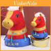Chinese Zodiac Horse Plush Figure With Short Plush Material For Collectors And Kids