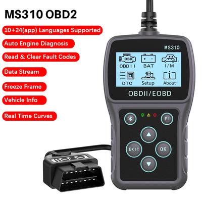 Fahrzeug OBD2 Code-Leser Mehrsprachiger OBDII-Scanner Codes löschen/entfernen MS310 Auto-Diagnose-Scan-Tool Funktioniert für Auto Auto