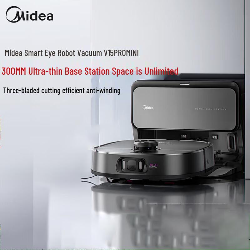 Midea V15 Pro Ultra-Thin Mini Robot Vacuum & Floor Washer CN plug (adapter included)