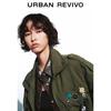UR 2025 Women's Workwear Multi-Pocket Badge Padded Jacket