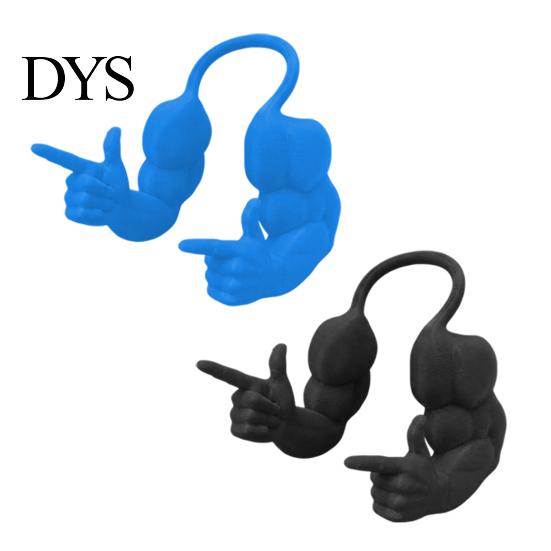 Humorous Pet Accessories 2Pcs Funny Cat Muscle Arms, Hilarious Cosplay 3D Printed Comfortable Costume Peace Gesture Lightweight Shoulder Attachment