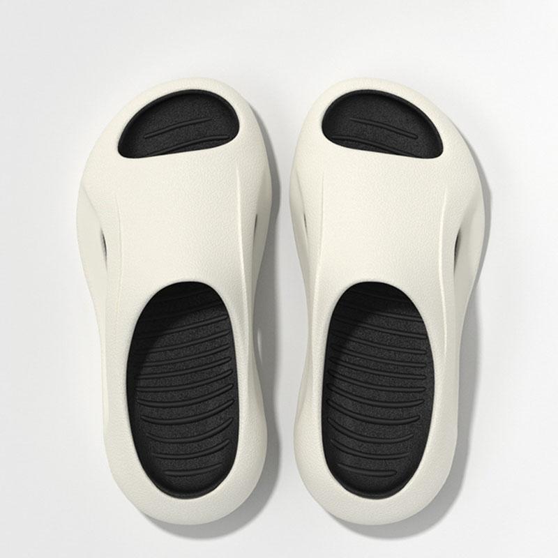 New Men's Summer Non-slip EVA Thick Bottom Shock Absorption Couple's Home Slippers Open Toe Shoes Beach Slippers