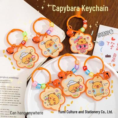 Capybara Acrylic Keychain - Student Reward, Small Gift, Creative Book Bag Decoration for Kindergarten