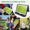 1pcs Football/basketball Tactical Board, Basketball/football Training Tactical Board, Foldable, Writable, Erasable