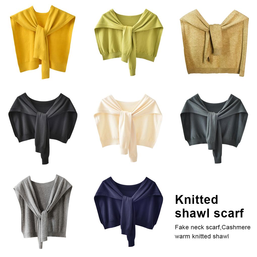 Women Winter Solid Color Hiking Shawl Banquet Casual Style Neckerchief Ladies Breathable Cloak Female Poncho Birthday Gift