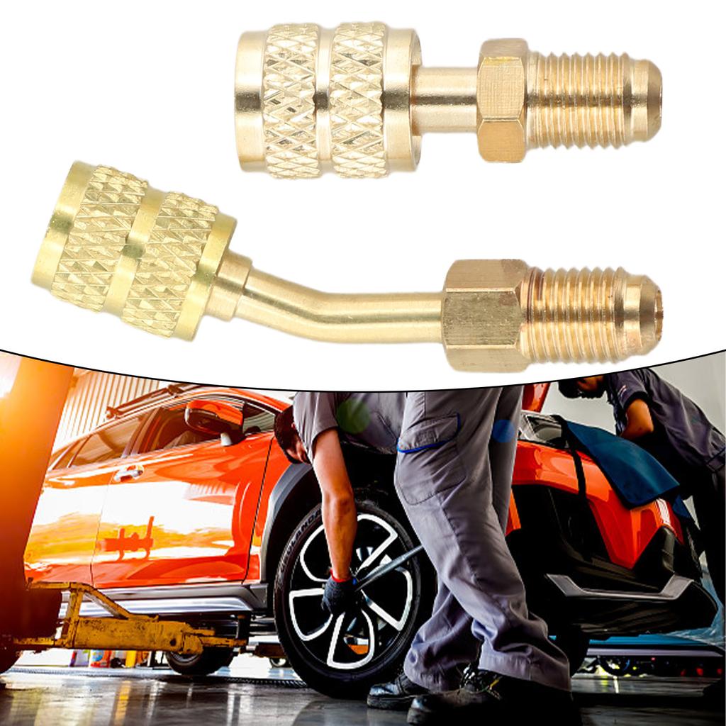 HVAC Werkzeug 45 Grad Adapter Messing Material Problemlose Installation Auslaufsicheres Design Messing Und Gummi Adapter Adapter