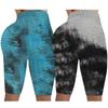 Women Wrinkled Tie- Leggings Stretch Running Fitness Yoga Pants Biker Shorts