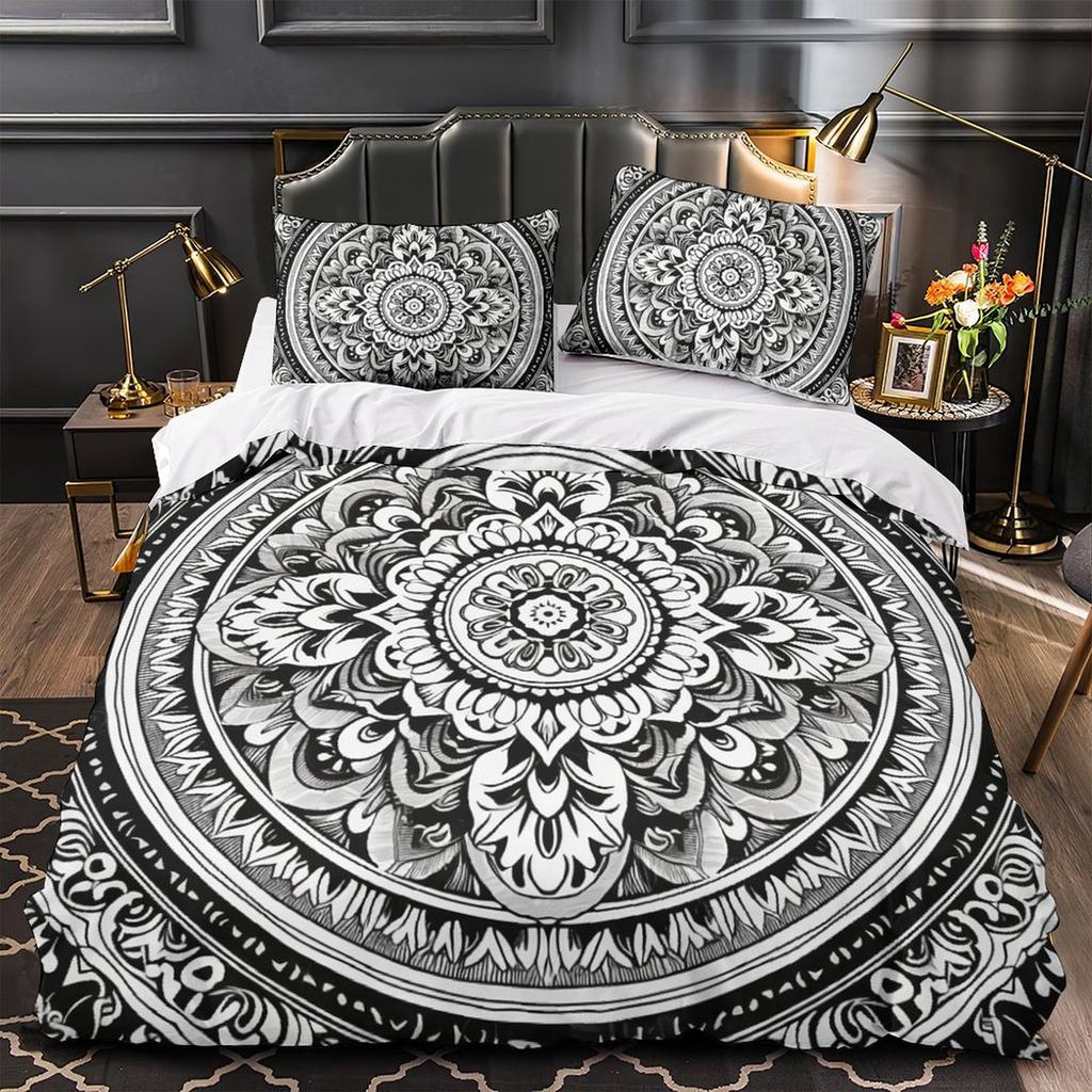 3D Digital Printing Bedding Two Or Three-Piece Set Bohemian Series Polyester