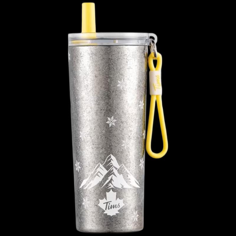 TIMS Pure Titanium Insulated Dual-Drink Mug