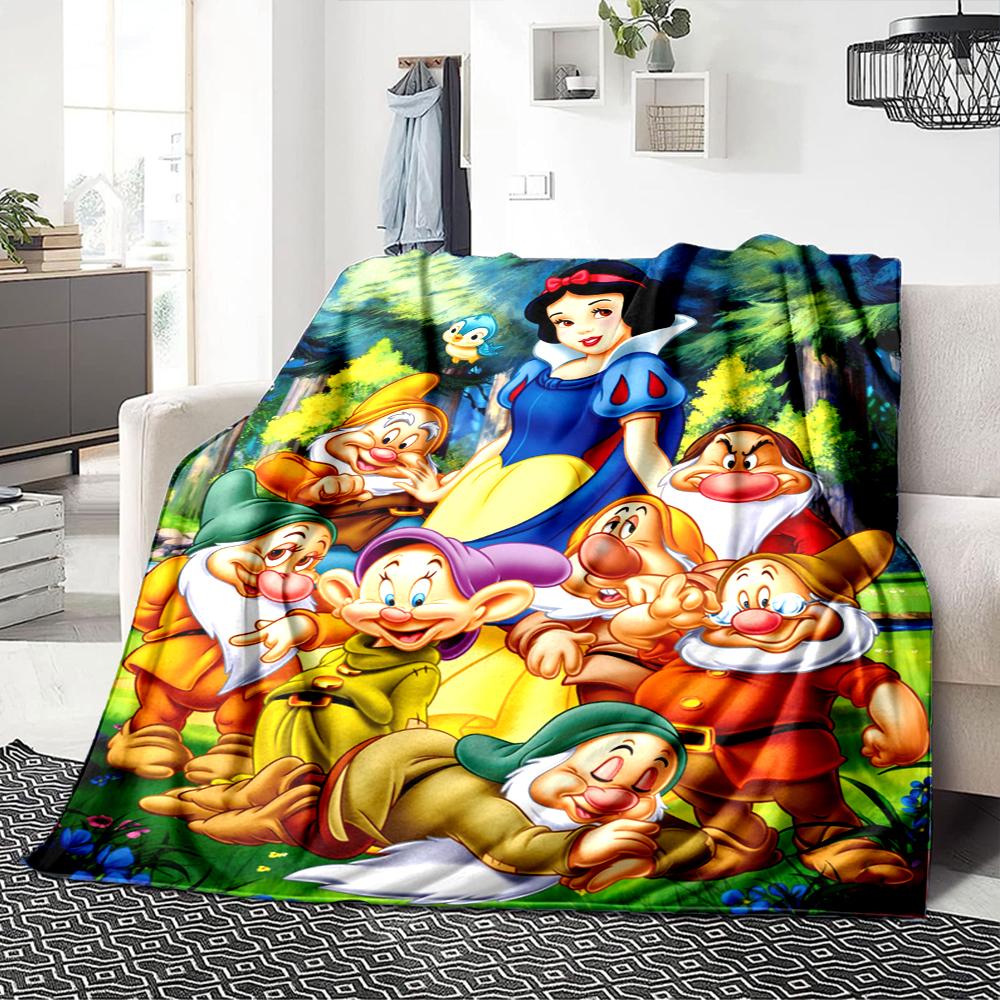 Snow White Seven Dwarfs Blanket Soft