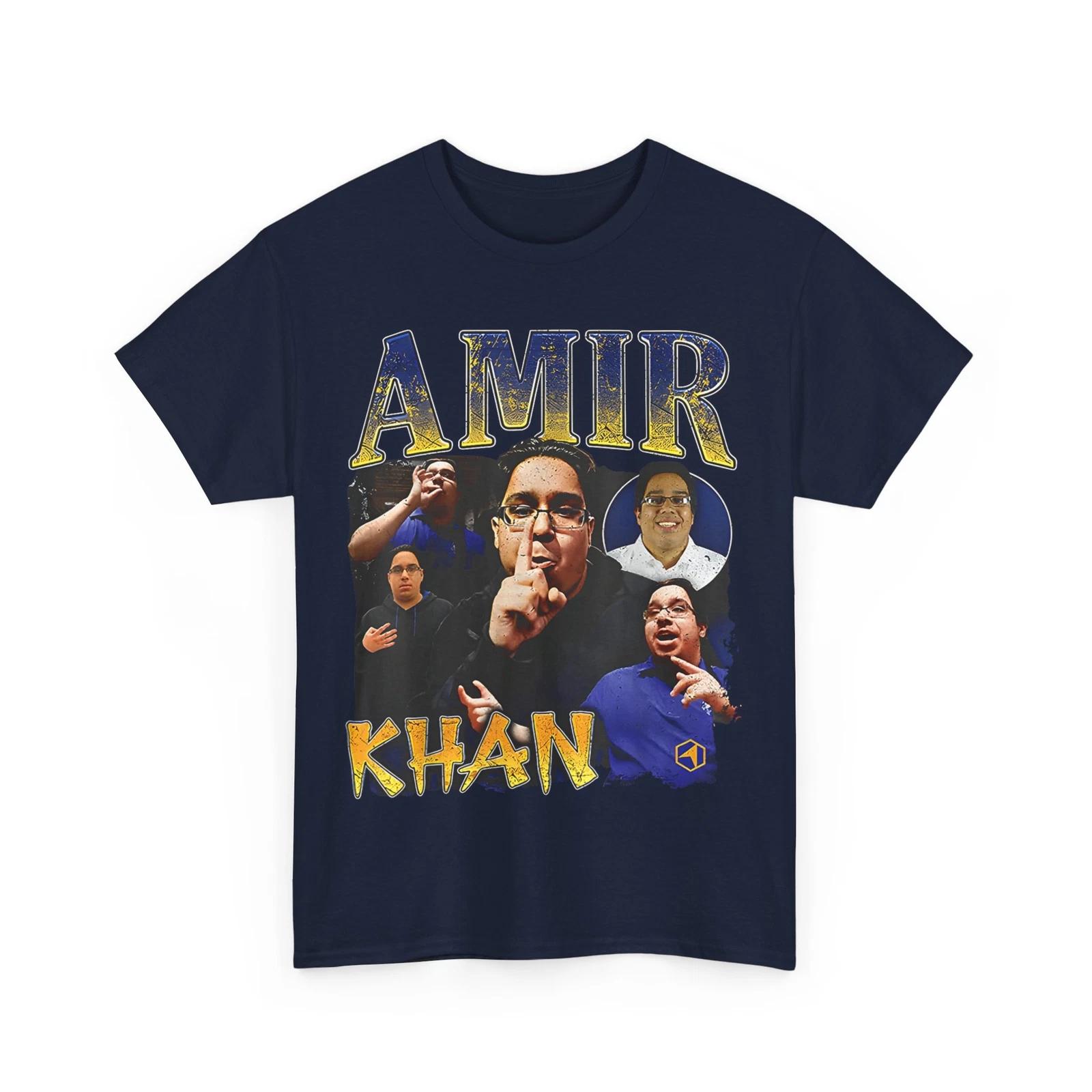 Amir Khan Shirt, Women Men Amir Khan Lovers Funny Shirt L