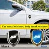 3D Badge Sticker Car Fender logo Rear Trunk Sticker For BMW M Power X1 e84 X3 f25 X5 e53 x6 e71 ix3 i3 320i 330d M4 1 3 5 Series mkhr65