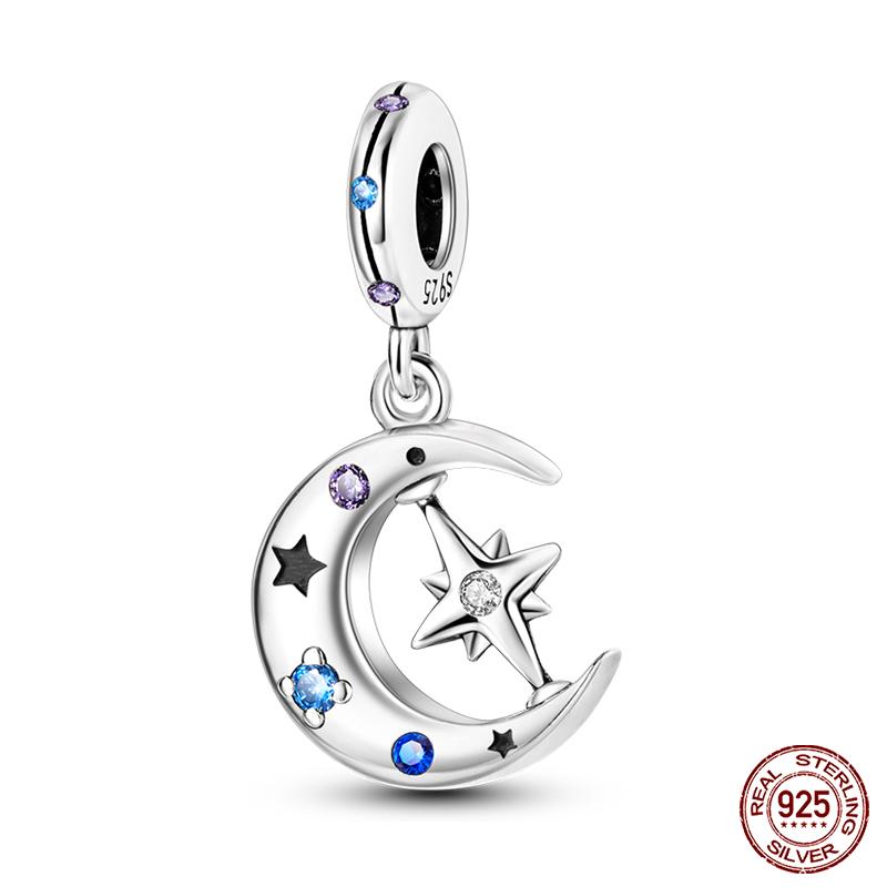 Fit Qikaola Original Bracelet Fashion Bee Astronaut Eiffel Tower Copper Charms Beads Fine Diy Birthday Jewelry For Women