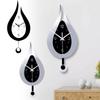 Pendulum Modern Waterdrop Wall Clock Silent Acrylic Clocks Home Gift Decoration