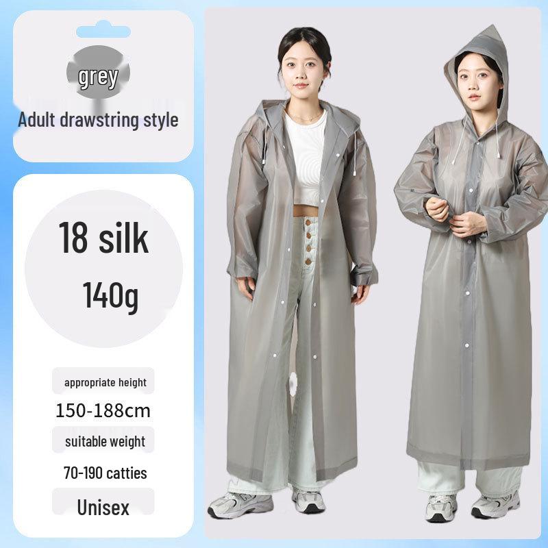 EVA Kids’ Raincoat: Thickened, Explosion-Proof for School, Hiking, Travel - Disposable Outdoor Poncho