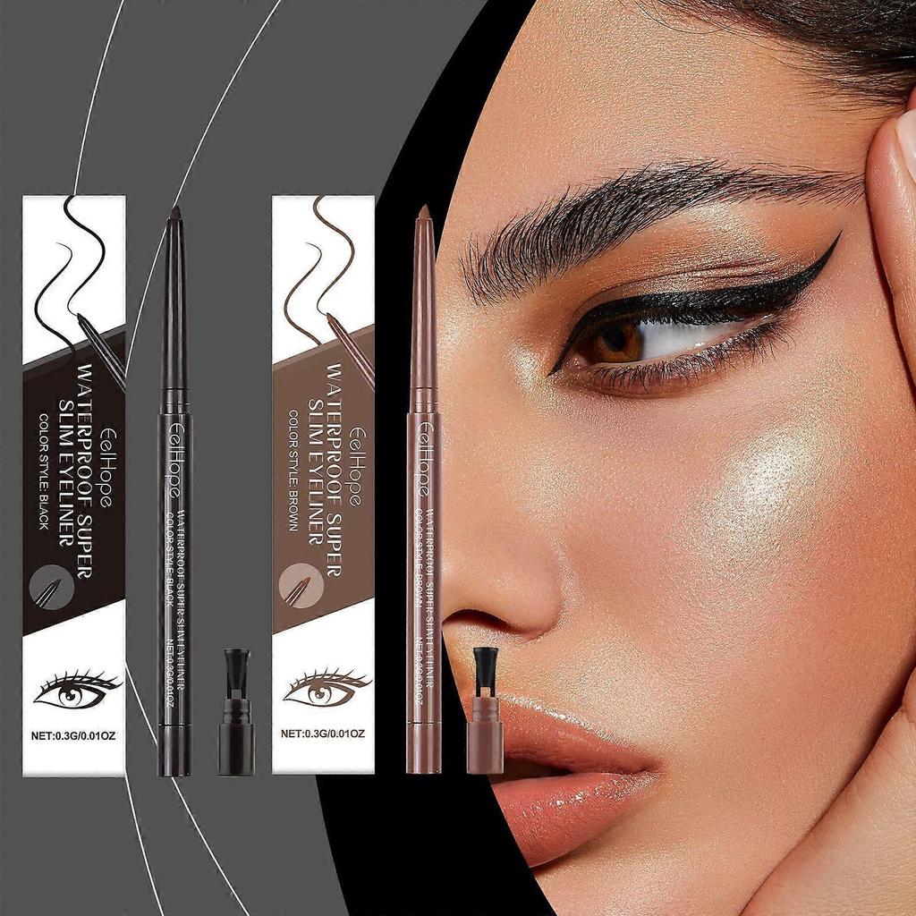 Eelhope Colored Eyeliner Pencil, Long-Lasting Everyday Wear, Smudge-Proof Gel Pencil, Smooth And Easy To Apply, Natural And Vibrant Eye Makeup