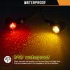 E24 Retro Mini Bullet Turn Signal Lights Blinker Indicator Lamp Integrated LED Tail Brake Daytime Running Light For Cafe Racer