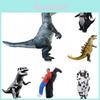 Aufblasbares Dinosaurier-Kostüm für Halloween-Partys mit batteriebetriebenem Design für Erwachsene und Kinder